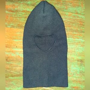 $ Gray Thinsulate 40 gram Charcoal Gray Bacalava Face Mask EUC